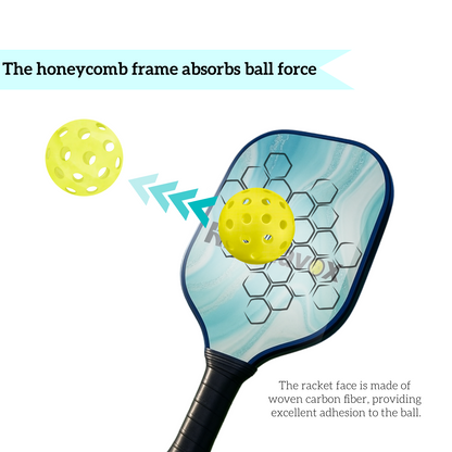 Kryndavox Carbon fiber/Fiberglass Pickleball racket set