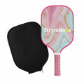 (Custom Engraving Available)Kryndavox: Best Carbon Fiber pink Pickleball Paddle | USAP Approved Professional Pro Pickleball Racket with Protective Cover