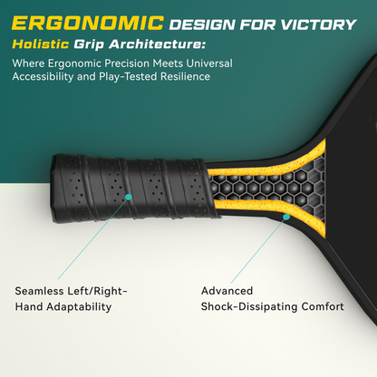 T700 Raw Carbon Fiber Surface Kryndavox Pickleball Paddle