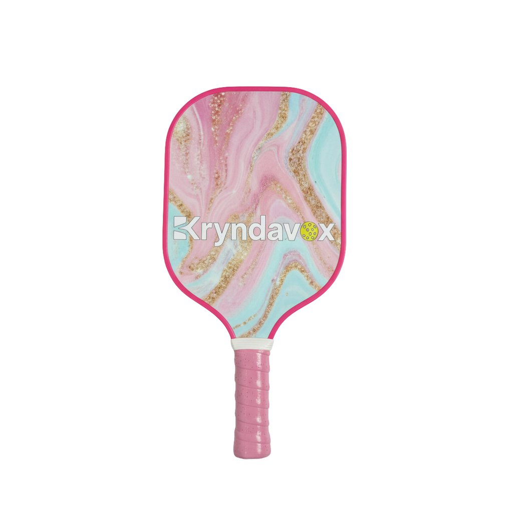 (Custom Engraving Available)Kryndavox: Best Fiberglass Pickleball Paddle Set | Professional Pro Pickleball Rackets with Balls, Wristband & Case