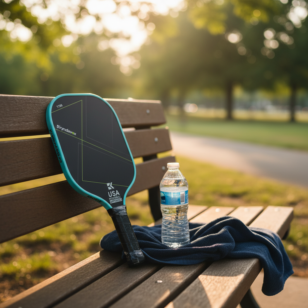 (Custom Engraving Available)Kryndavox USAP Approved Carbon Fiber Pickleball Paddle - Best Professional Pickleball Paddle -- Good for All Skill Levels - Professional Grade