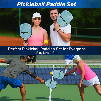 Kryndavox Carbon fiber/Fiberglass Pickleball racket set