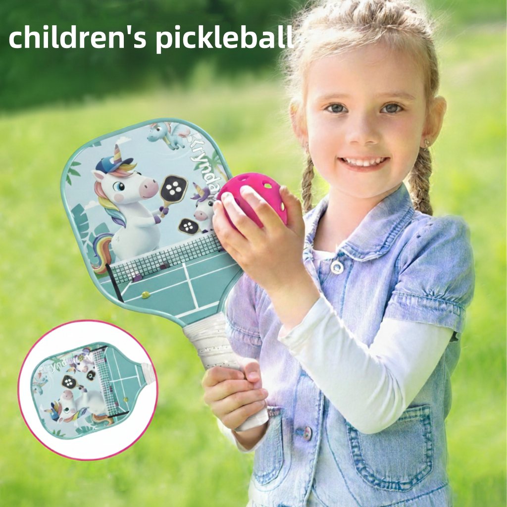 Kryndavox Kids Pickleball Paddles，Lightweight Pickleball Rackets, Child-Size, Stocking Stuffers,pickleball gifts
