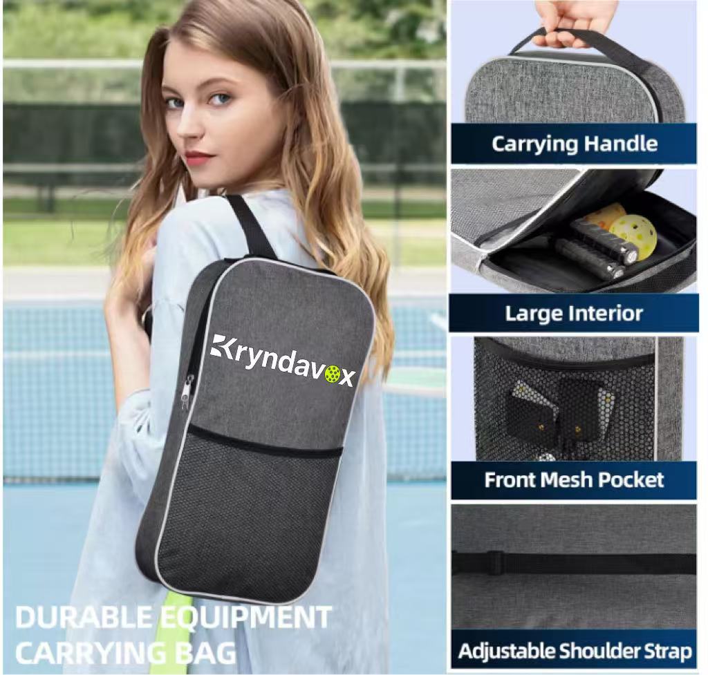 Kryndavox Carbon Fiber Pickleball Paddle – USAPA Approved Pickleball Racket for Men & Women, Lightweight Durable Paddle with Comfortable Grip for All Skill Levels