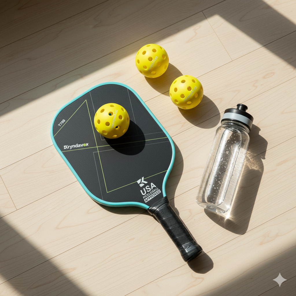 (Custom Engraving Available)Kryndavox USAP Approved Carbon Fiber Pickleball Paddle - Best Professional Pickleball Paddle -- Good for All Skill Levels - Professional Grade