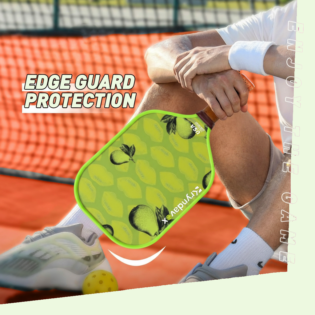 T700 Carbon Fiber Pickle Ball Offensive Racket with Extra-Large Sweet Spot Vibrant Color Scheme