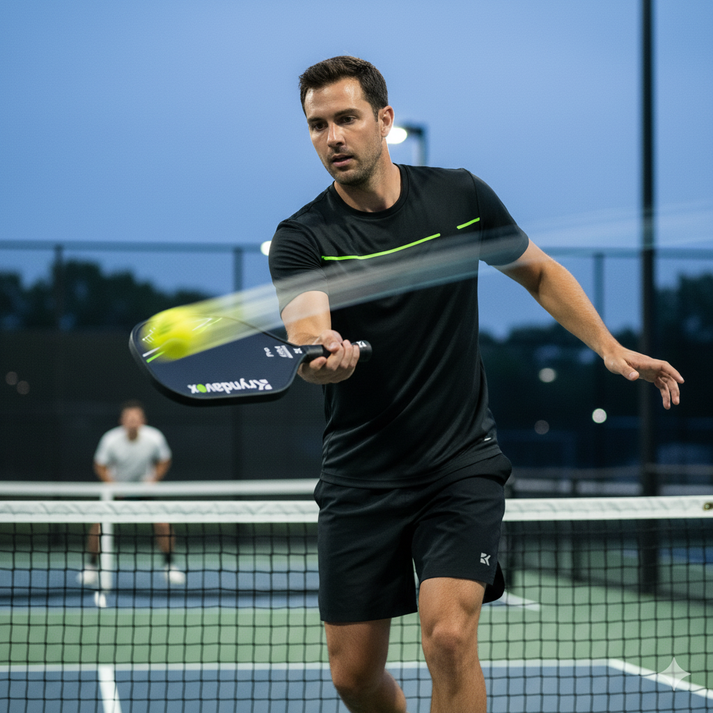 Kryndavox best professional Pickleball Paddle with T700 Raw Carbon Fiber Surface, Pro Pickleball racket, USAPA Approved,Large Sweet Spot