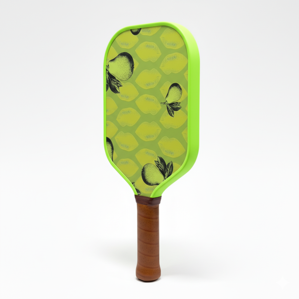 T700 Carbon Fiber Pickle Ball Offensive Racket with Extra-Large Sweet Spot Vibrant Color Scheme