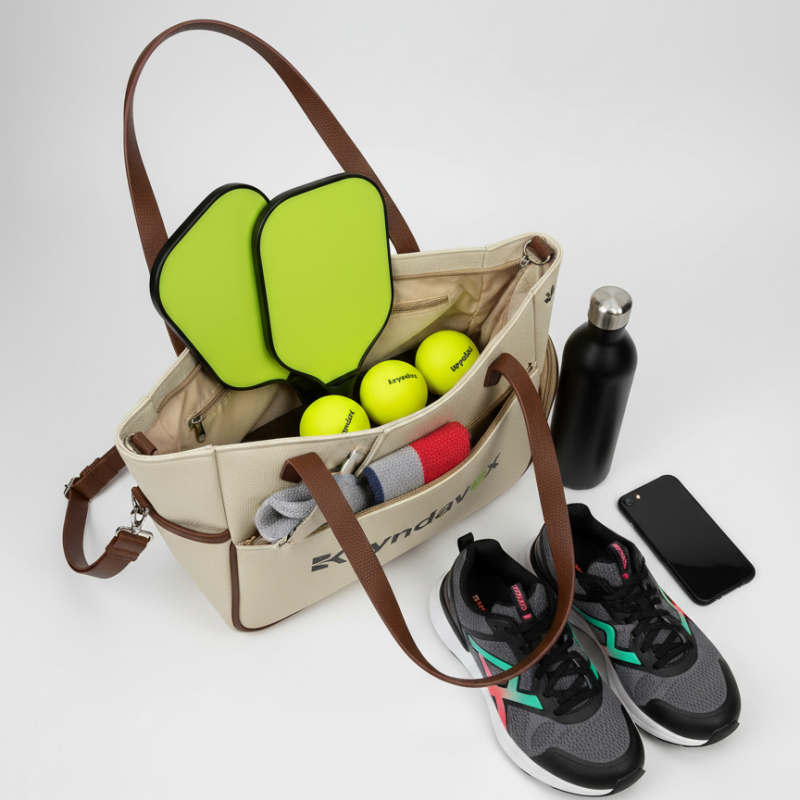 (Custom Engraving Available)Kryndavox Pickleball Bag,Men's &Women's Pickleball Backpack, Pickleball Tote Bag with Shoe Compartment, Paddle Holder, Large Capacity Sports Bag for Pickleball Gear