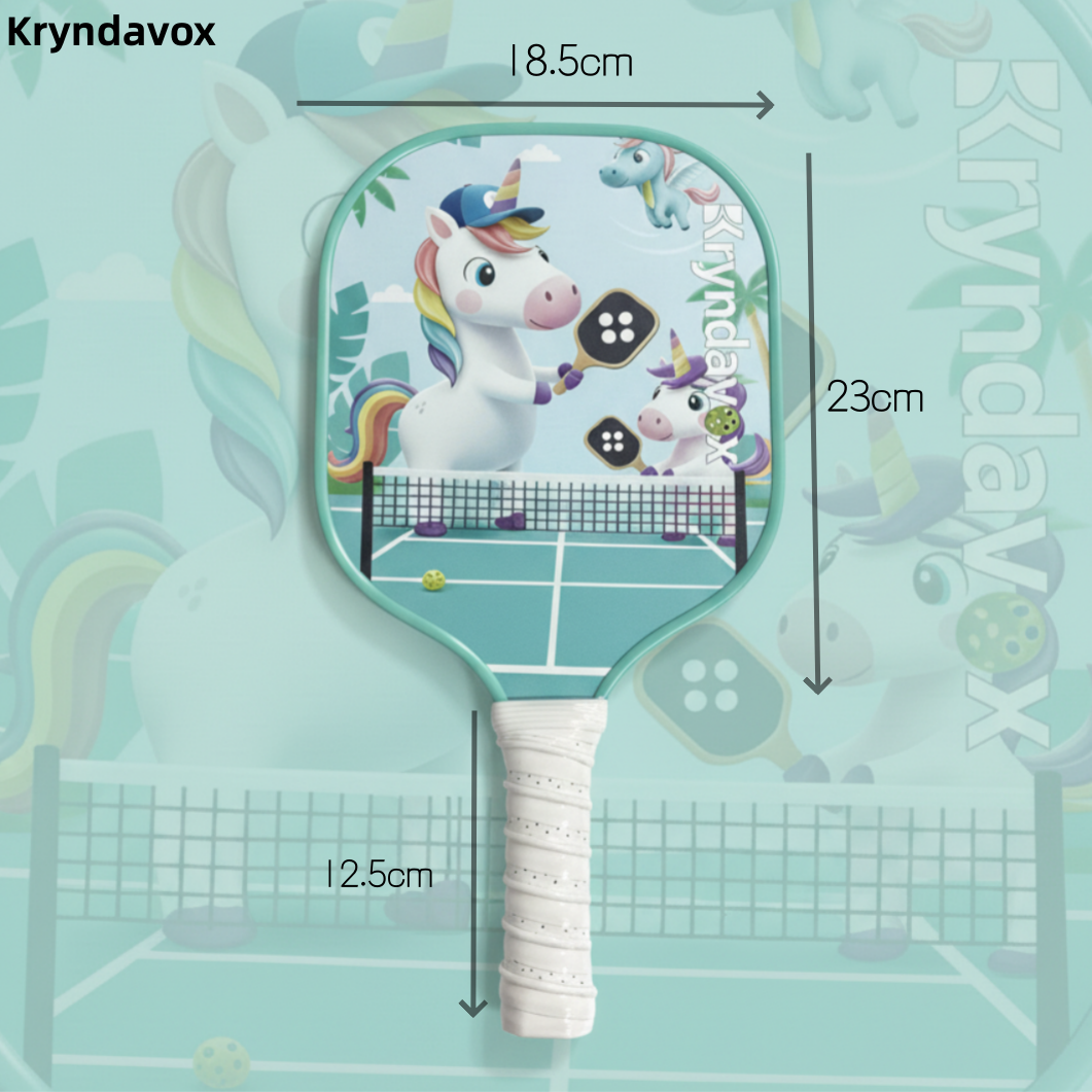 (Custom Engraving Available)Kryndavox Kids Pickleball Paddles，Lightweight Pickleball Rackets, Child-Size, Stocking Stuffers,pickleball gifts